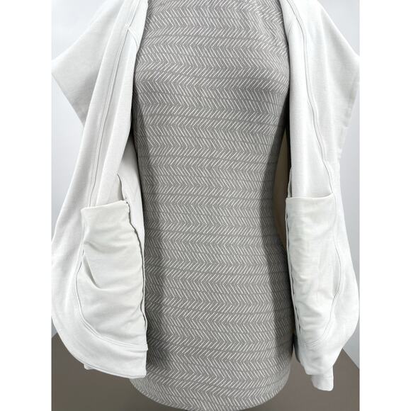 Lululemon Rulu Rally Wrap Heathered Ocean Mist Cozy Neutral Minimalist Sweater 6 - Picture 5 of 15